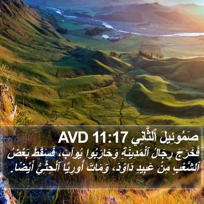 صَمُوئِيلَ ٱلثَّانِي 11:17 AVD Bible Verse Image