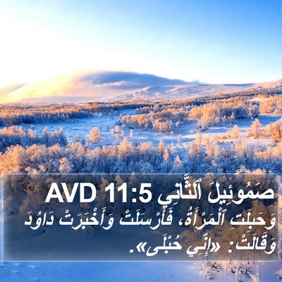 صَمُوئِيلَ ٱلثَّانِي 11:5 AVD Bible Verse Image