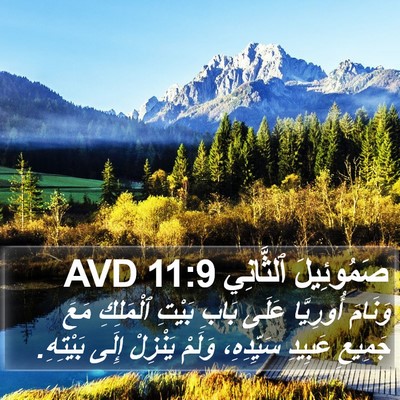 صَمُوئِيلَ ٱلثَّانِي 11:9 AVD Bible Verse Image