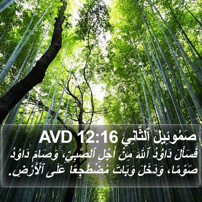 صَمُوئِيلَ ٱلثَّانِي 12:16 AVD Bible Verse Image