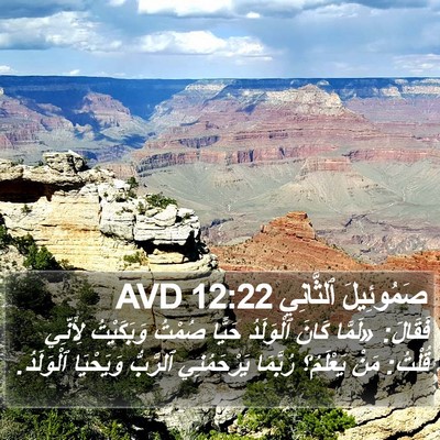 صَمُوئِيلَ ٱلثَّانِي 12:22 AVD Bible Verse Image