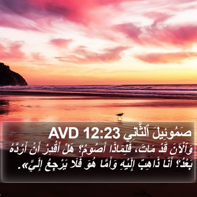 صَمُوئِيلَ ٱلثَّانِي 12:23 AVD Bible Verse Image