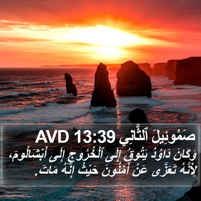صَمُوئِيلَ ٱلثَّانِي 13:39 AVD Bible Verse Image