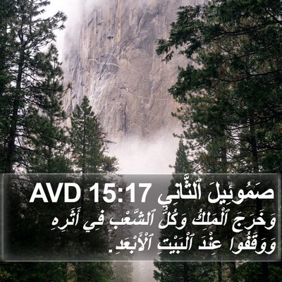 صَمُوئِيلَ ٱلثَّانِي 15:17 AVD Bible Verse Image