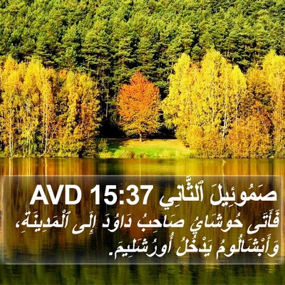 صَمُوئِيلَ ٱلثَّانِي 15:37 AVD Bible Verse Image
