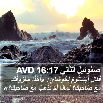 صَمُوئِيلَ ٱلثَّانِي 16:17 AVD Bible Verse Image