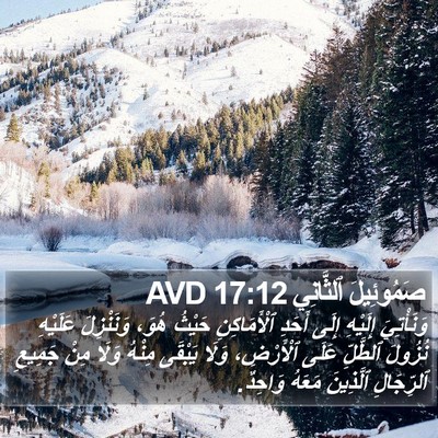 صَمُوئِيلَ ٱلثَّانِي 17:12 AVD Bible Verse Image