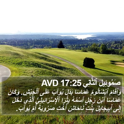 صَمُوئِيلَ ٱلثَّانِي 17:25 AVD Bible Verse Image