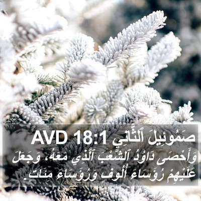 صَمُوئِيلَ ٱلثَّانِي 18:1 AVD Bible Verse Image