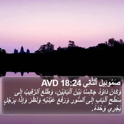 صَمُوئِيلَ ٱلثَّانِي 18:24 AVD Bible Verse Image