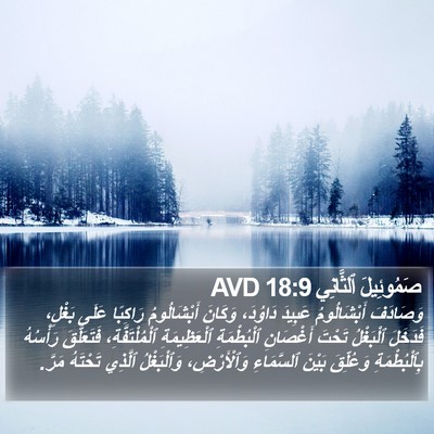 صَمُوئِيلَ ٱلثَّانِي 18:9 AVD Bible Verse Image
