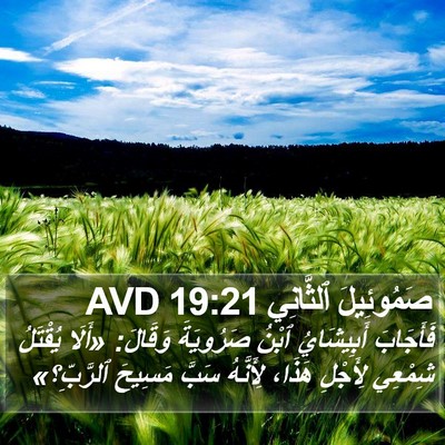 صَمُوئِيلَ ٱلثَّانِي 19:21 AVD Bible Verse Image