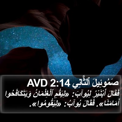 صَمُوئِيلَ ٱلثَّانِي 2:14 AVD Bible Verse Image
