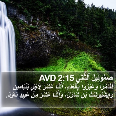 صَمُوئِيلَ ٱلثَّانِي 2:15 AVD Bible Verse Image