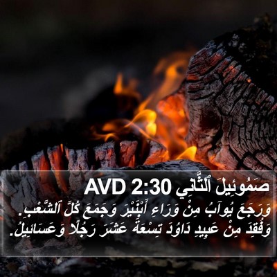 صَمُوئِيلَ ٱلثَّانِي 2:30 AVD Bible Verse Image