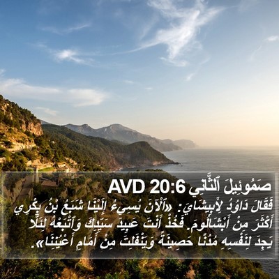 صَمُوئِيلَ ٱلثَّانِي 20:6 AVD Bible Verse Image