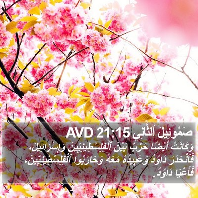 صَمُوئِيلَ ٱلثَّانِي 21:15 AVD Bible Verse Image