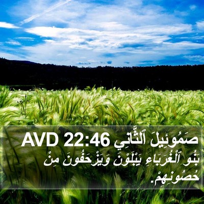 صَمُوئِيلَ ٱلثَّانِي 22:46 AVD Bible Verse Image