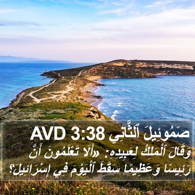 صَمُوئِيلَ ٱلثَّانِي 3:38 AVD Bible Verse Image