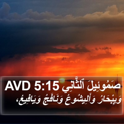 صَمُوئِيلَ ٱلثَّانِي 5:15 AVD Bible Verse Image