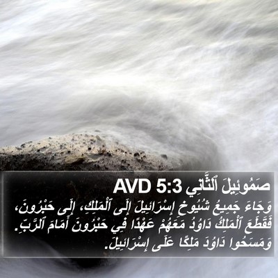 صَمُوئِيلَ ٱلثَّانِي 5:3 AVD Bible Verse Image
