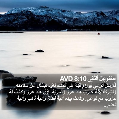 صَمُوئِيلَ ٱلثَّانِي 8:10 AVD Bible Verse Image