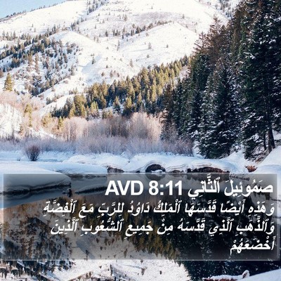 صَمُوئِيلَ ٱلثَّانِي 8:11 AVD Bible Verse Image