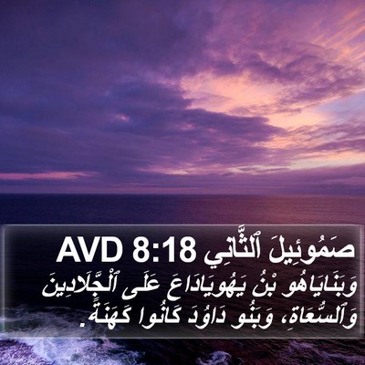 صَمُوئِيلَ ٱلثَّانِي 8:18 AVD Bible Verse Image