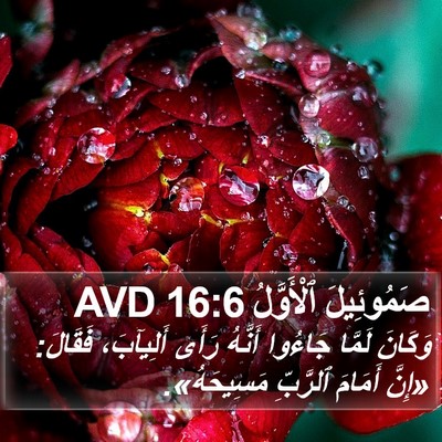 صَمُوئِيلَ ٱلْأَوَّلُ 16:6 AVD Bible Verse Image