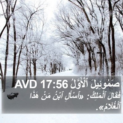 صَمُوئِيلَ ٱلْأَوَّلُ 17:56 AVD Bible Verse Image