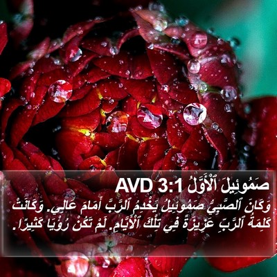صَمُوئِيلَ ٱلْأَوَّلُ 3:1 AVD Bible Verse Image