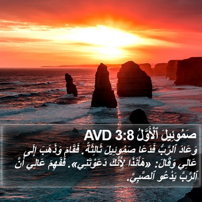 صَمُوئِيلَ ٱلْأَوَّلُ 3:8 AVD Bible Verse Image