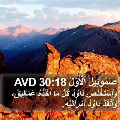 صَمُوئِيلَ ٱلْأَوَّلُ 30:18 AVD Bible Verse Image