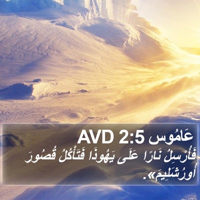 عَامُوس 2:5 AVD Bible Verse Image