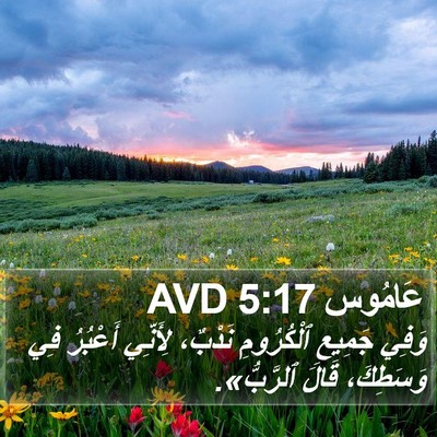 عَامُوس 5:17 AVD Bible Verse Image