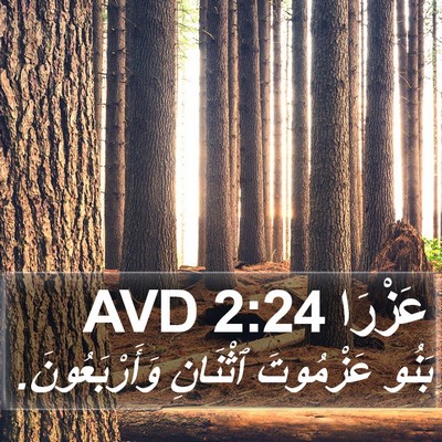 عَزْرَا 2:24 AVD Bible Verse Image