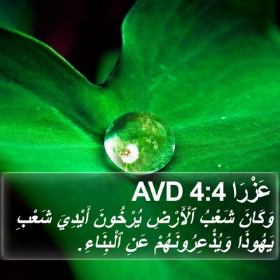 عَزْرَا 4:4 AVD Bible Verse Image