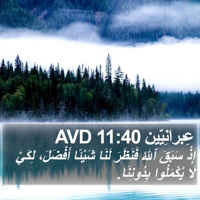 عِبرانِيّين 11:40 AVD Bible Verse Image