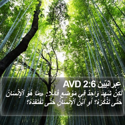 عِبرانِيّين 2:6 AVD Bible Verse Image