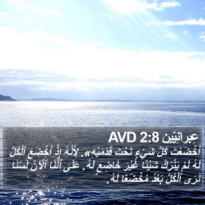 عِبرانِيّين 2:8 AVD Bible Verse Image