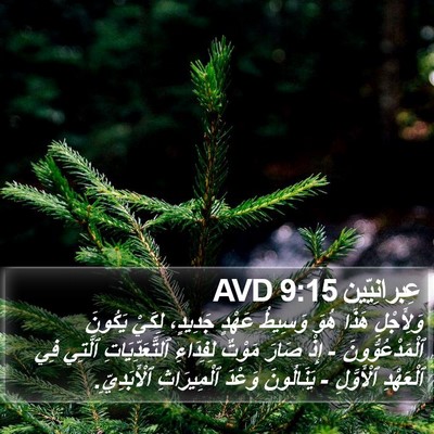 عِبرانِيّين 9:15 AVD Bible Verse Image