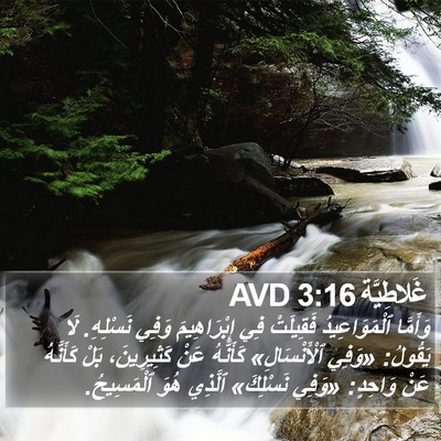 غَلاطِيَّة 3:16 AVD Bible Verse Image