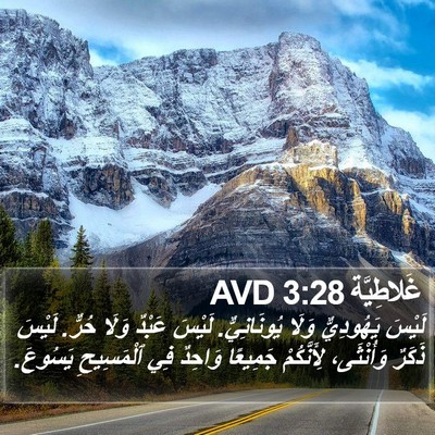 غَلاطِيَّة 3:28 AVD Bible Verse Image