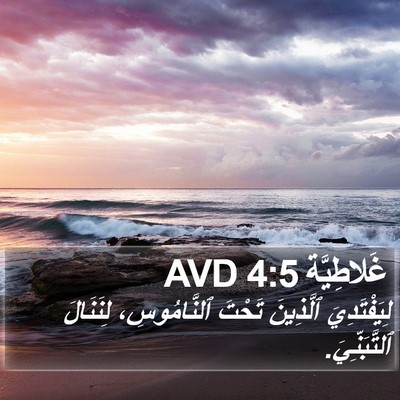 غَلاطِيَّة 4:5 AVD Bible Verse Image