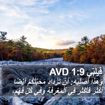 فِيلِبِّي 1:9 AVD Bible Verse Image