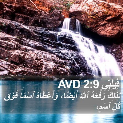 فِيلِبِّي 2:9 AVD Bible Verse Image