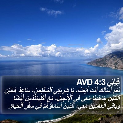فِيلِبِّي 4:3 AVD Bible Verse Image