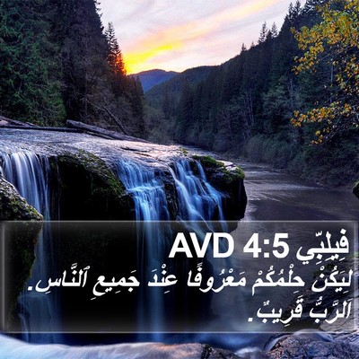 فِيلِبِّي 4:5 AVD Bible Verse Image