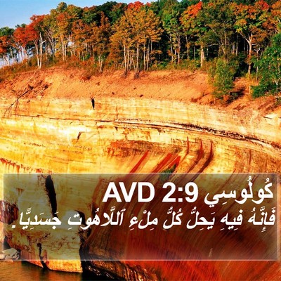 كُولُوسِي 2:9 AVD Bible Verse Image