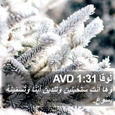 لُوقا 1:31 AVD Bible Verse Image